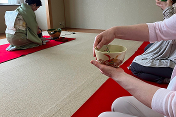 茶道教室の様子