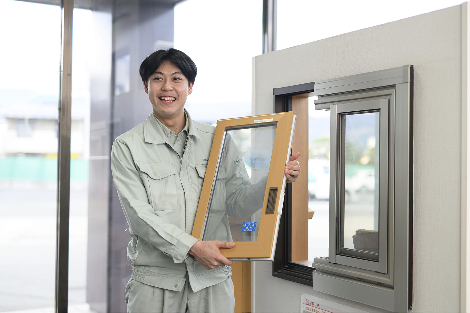 松木勇斗さんが仕事をしている様子